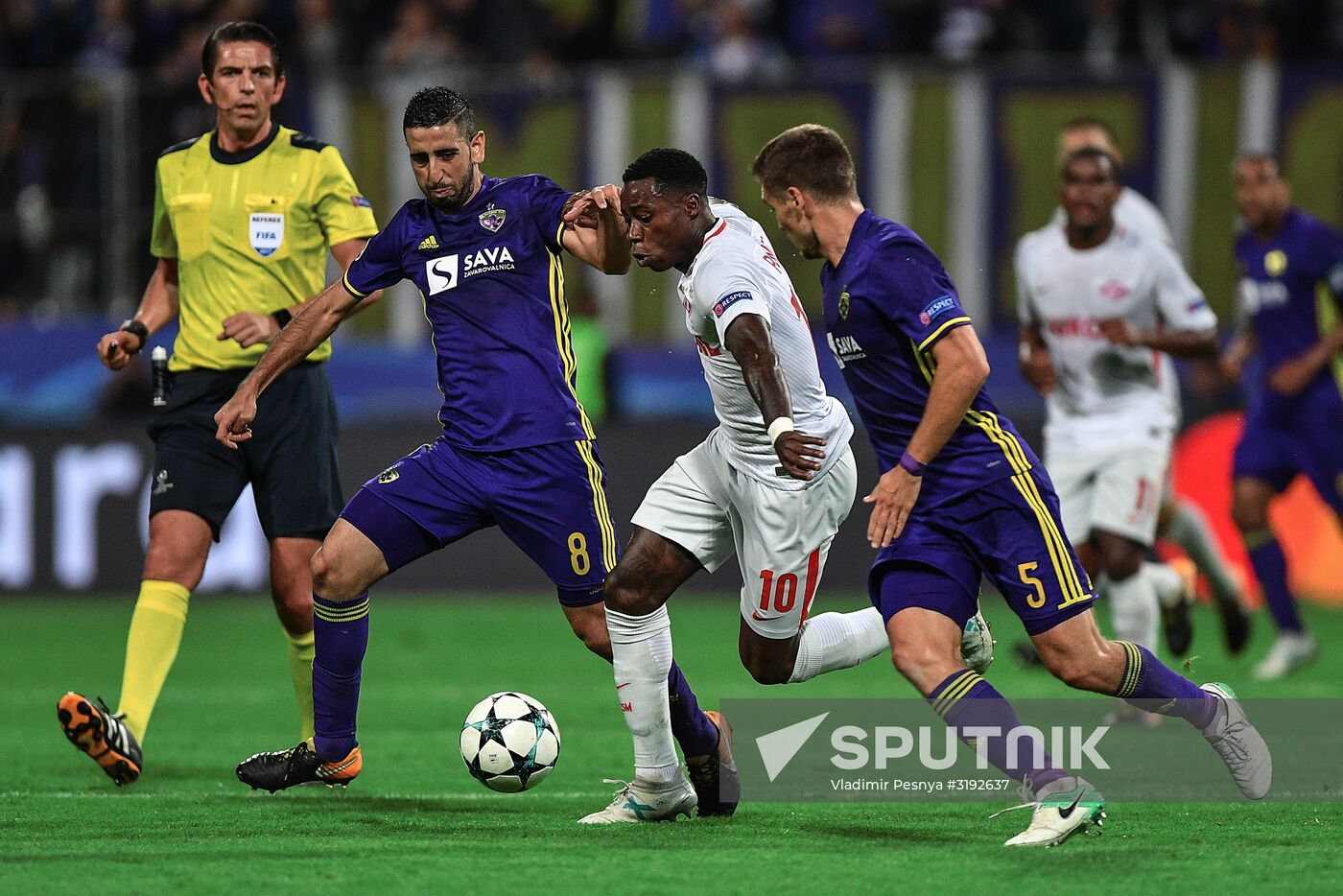 UEFA Champions League. Maribor vs. Spartak
