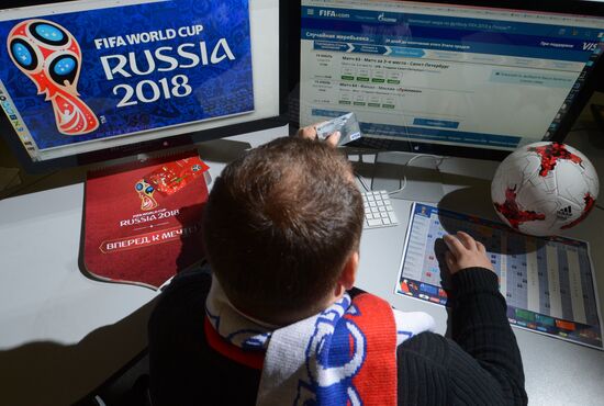 2018 FIFA World Cup tickets on sale in Russia