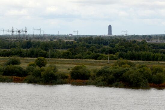 Bolshoi Ussuriysky Island in Khabarovsk Territory