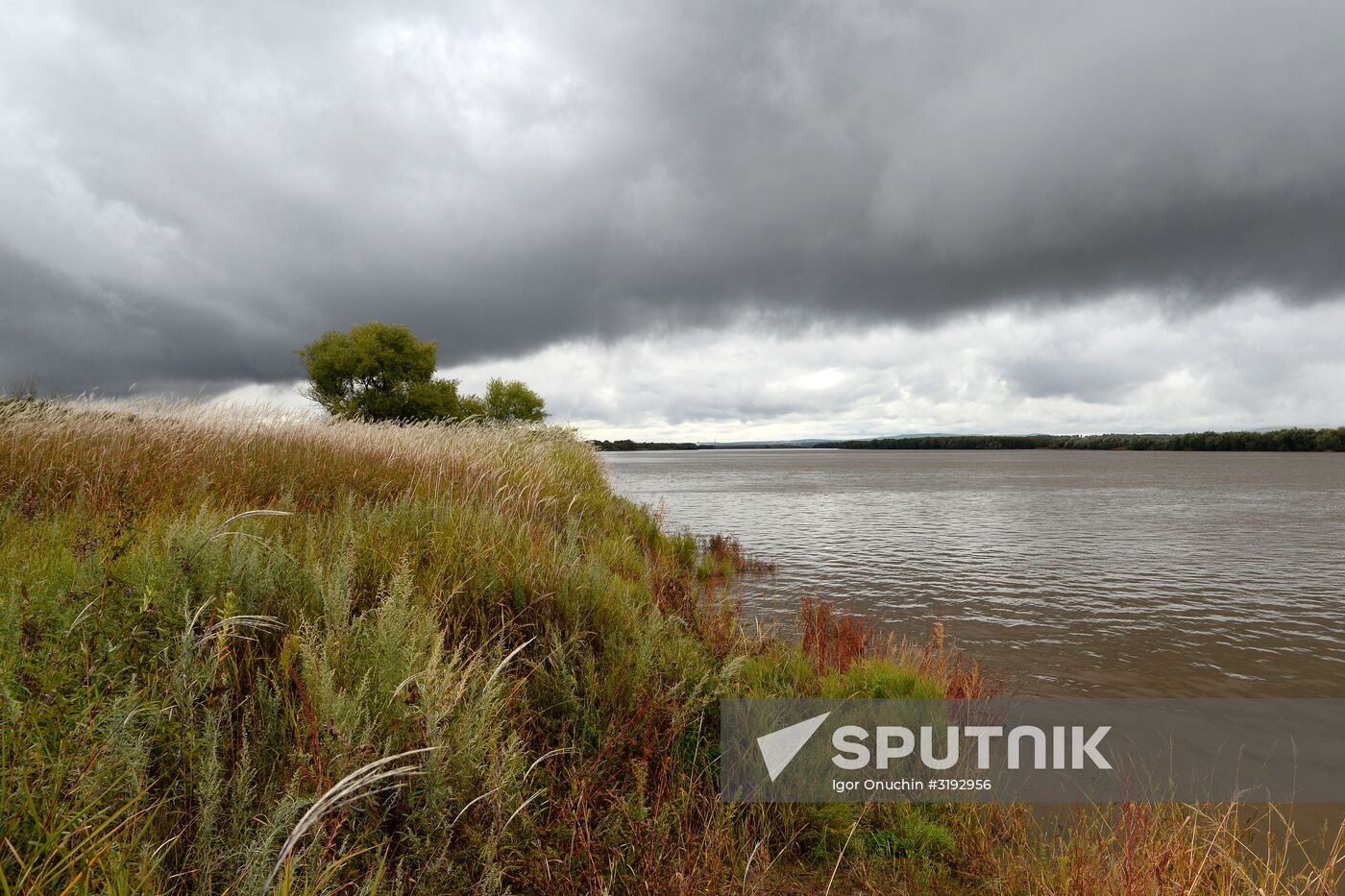 Bolshoi Ussuriysky Island in Khabarovsk Territory