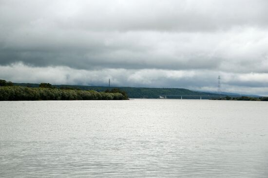 Bolshoi Ussuriysky Island in Khabarovsk Territory