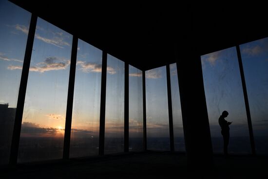 Construction of Europe's highest observation platform