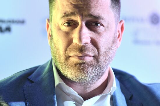 News conference on construction site of Europe's highest viewing platform