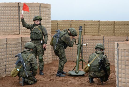 Military exercises in Leningrad Region