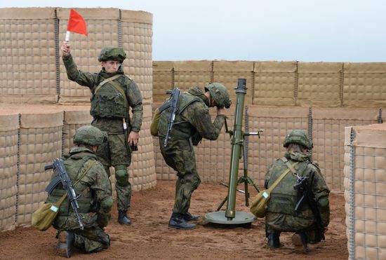 Military exercises in Leningrad Region