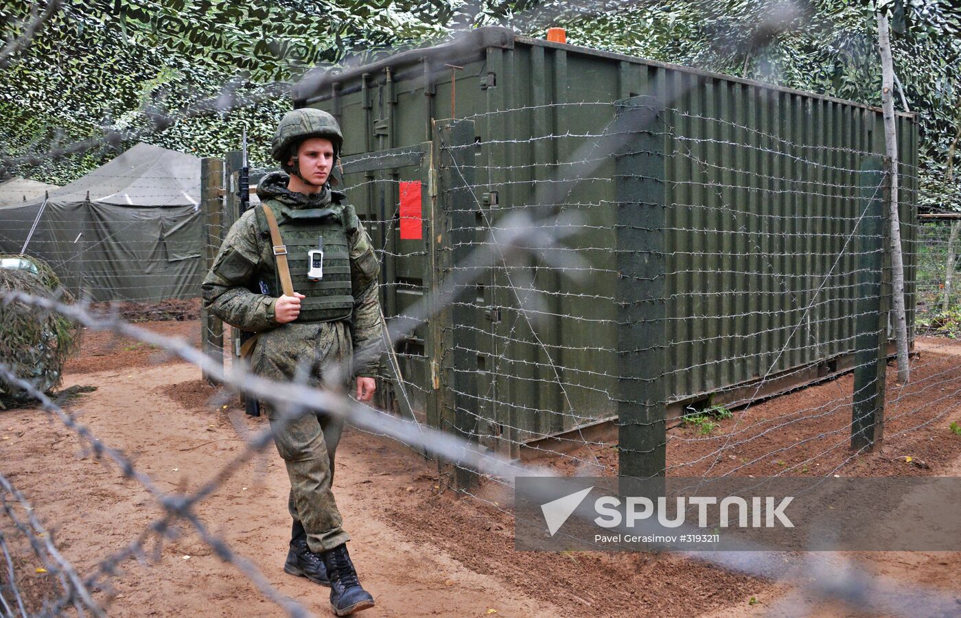 Military exercises in Leningrad Region