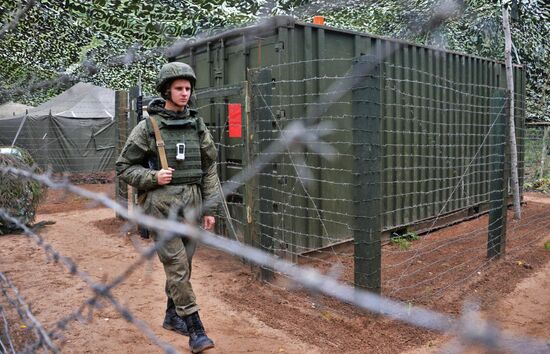 Military exercises in Leningrad Region