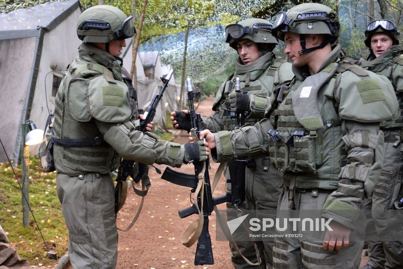 Military exercises in Leningrad Region