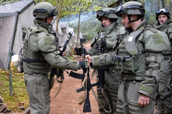 Military exercises in Leningrad Region