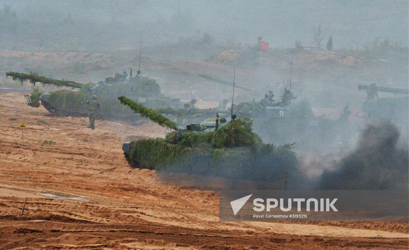 Military exercises in Leningrad Region