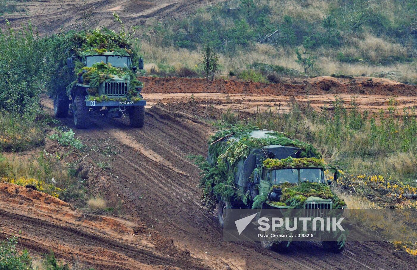 Military exercises in Leningrad Region