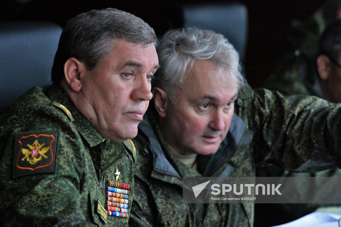 Military exercises in Leningrad Region
