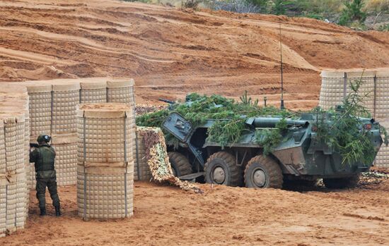 Military exercises in Leningrad Region
