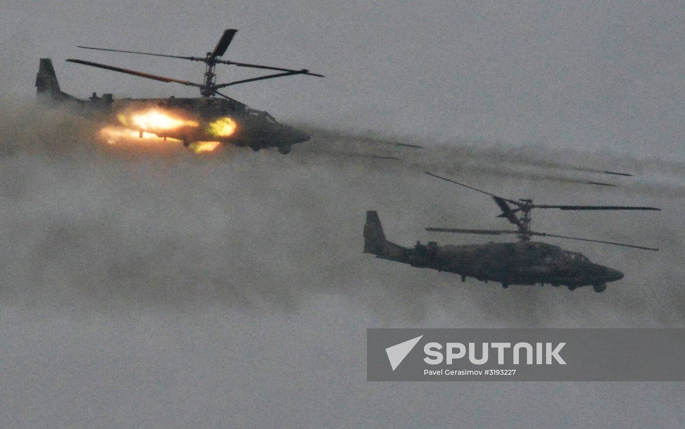 Military exercises in Leningrad Region