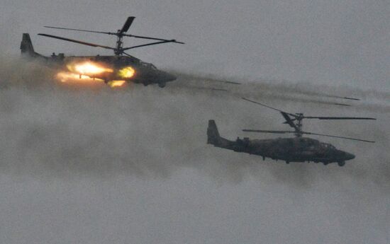 Military exercises in Leningrad Region