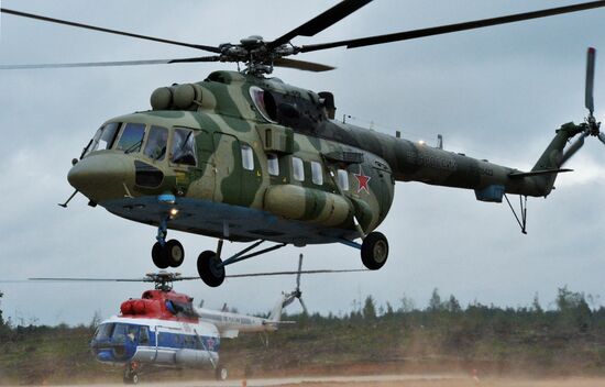 Military exercises in Leningrad Region