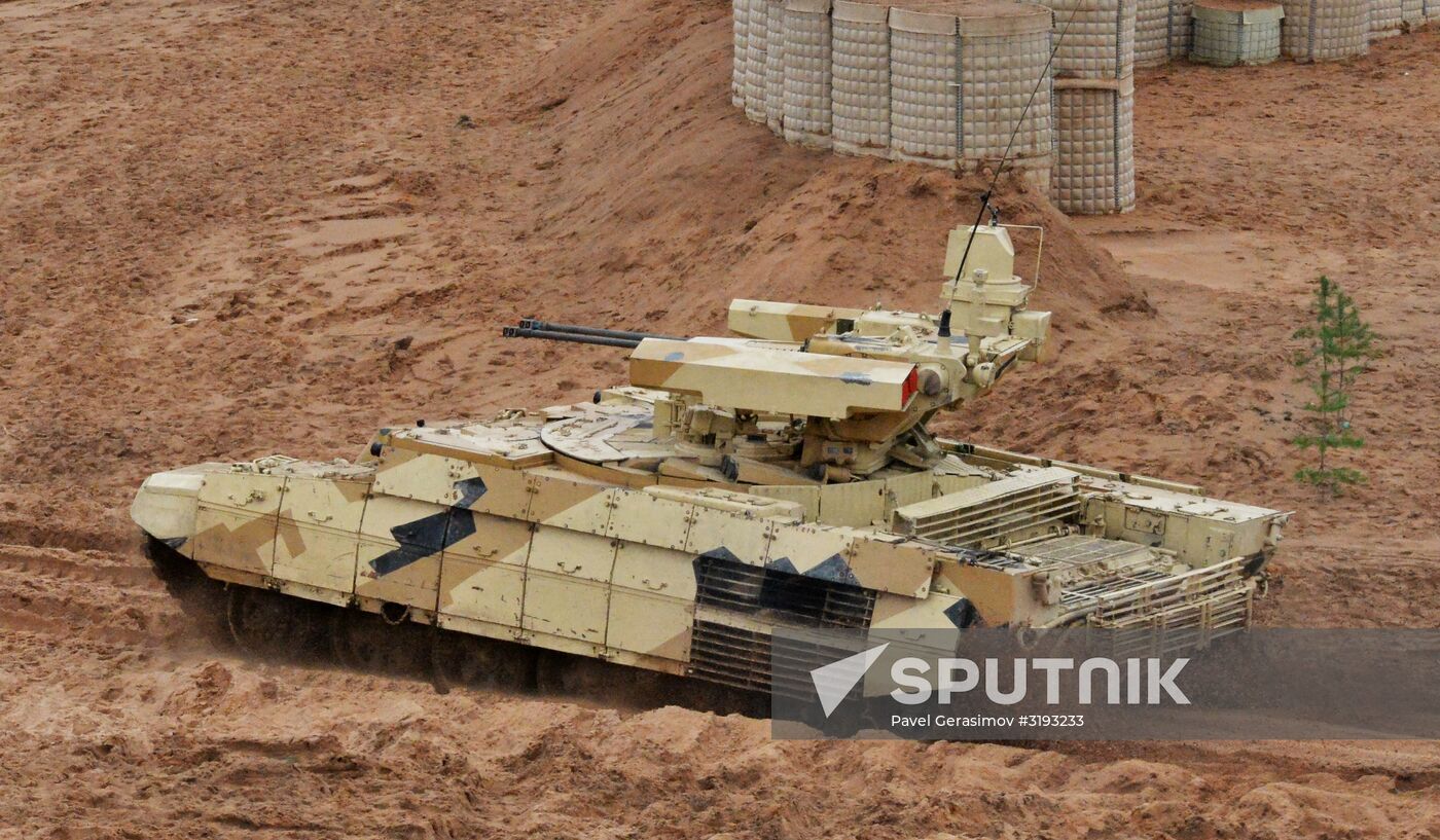 Military exercises in Leningrad Region
