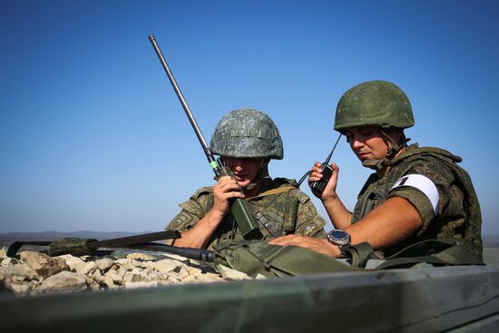Tactical exercises of the Southern Military District's Novorossiysk unit