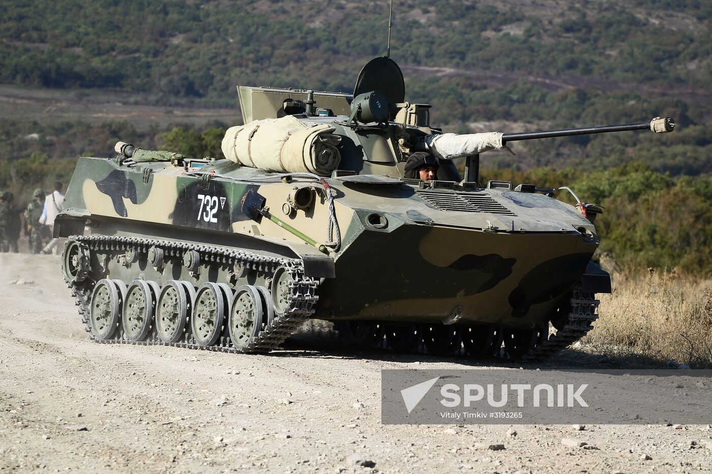 Tactical exercises of the Southern Military District's Novorossiysk unit