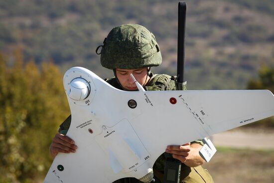 Tactical exercises of the Southern Military District's Novorossiysk unit