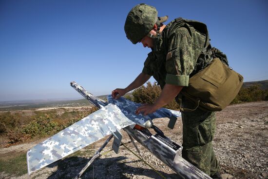 Tactical exercises of the Southern Military District's Novorossiysk unit