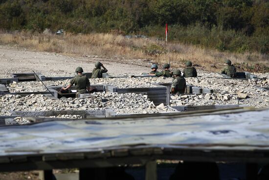 Tactical exercises of the Southern Military District's Novorossiysk unit