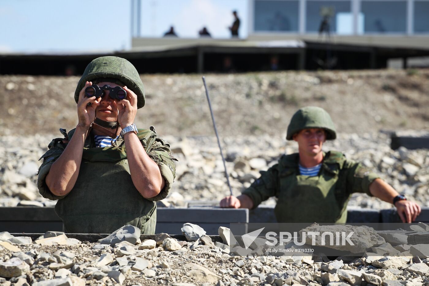 Tactical exercises of the Southern Military District's Novorossiysk unit