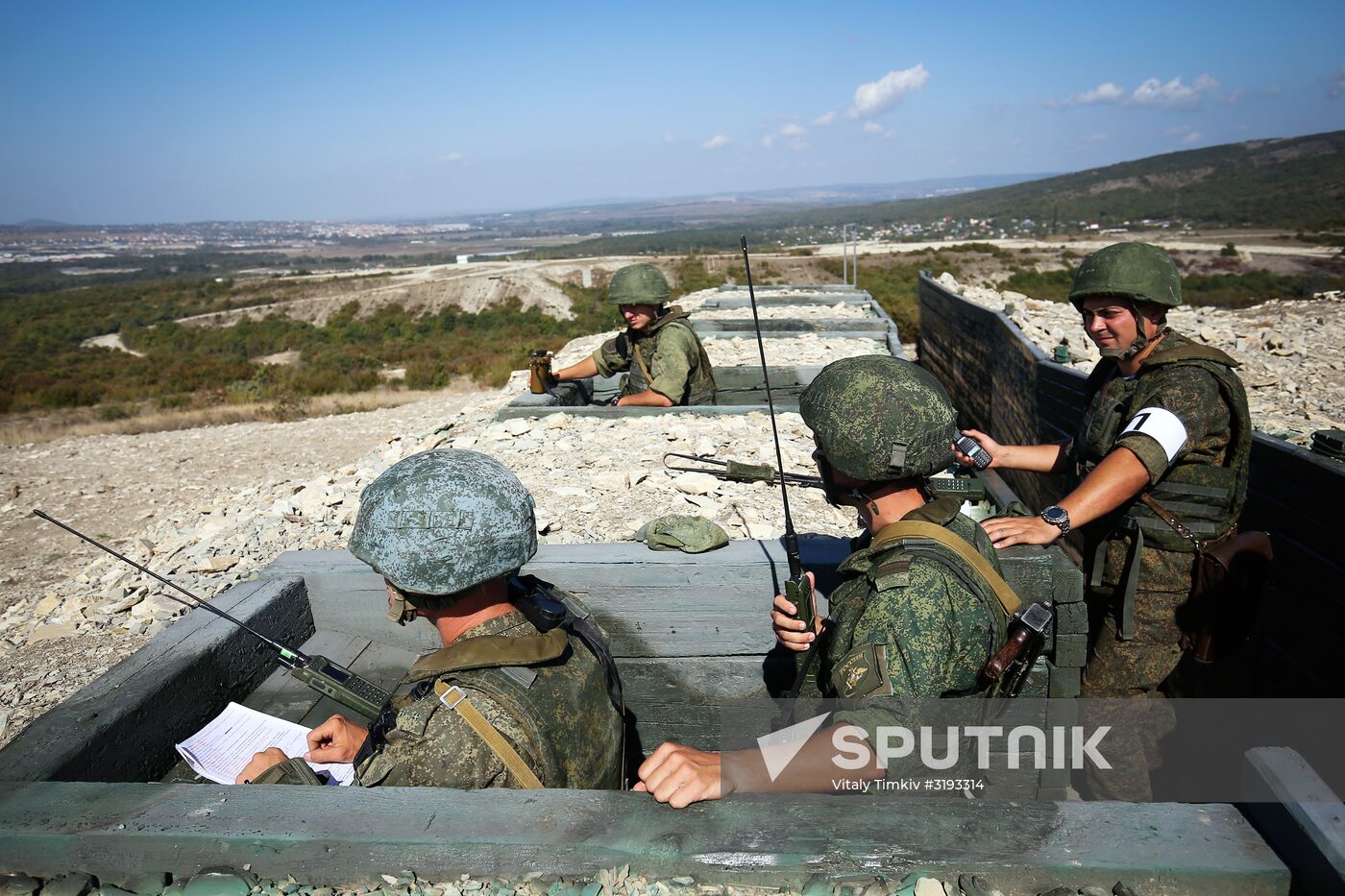 Tactical exercises of the Southern Military District's Novorossiysk unit