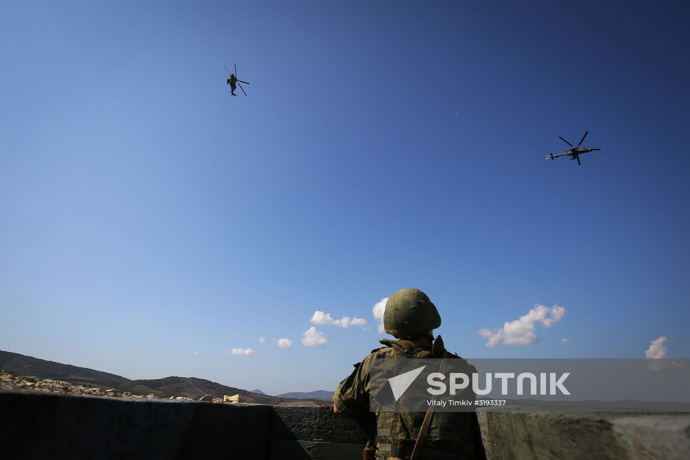 Tactical exercises of the Southern Military District's Novorossiysk unit