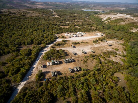 Tactical exercises of the Southern Military District's Novorossiysk unit