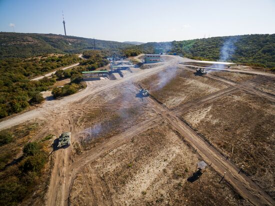 Tactical exercises of the Southern Military District's Novorossiysk unit