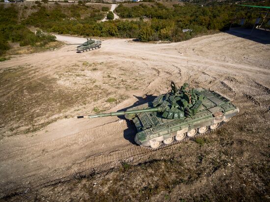 Tactical exercises of the Southern Military District's Novorossiysk unit