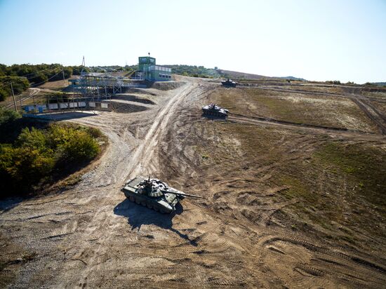 Tactical exercises of the Southern Military District's Novorossiysk unit