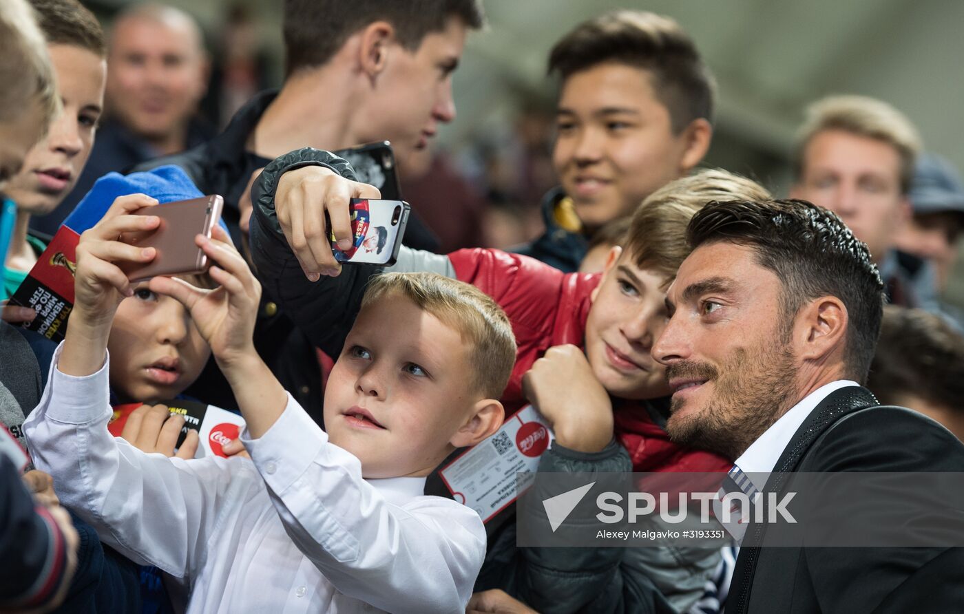 2018 FIFA World Cup Trophy presented in Omsk