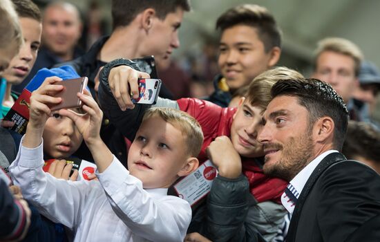 2018 FIFA World Cup Trophy presented in Omsk