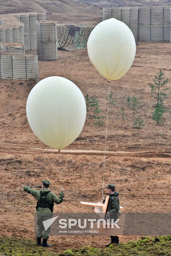 Military exercises in Leningrad Region