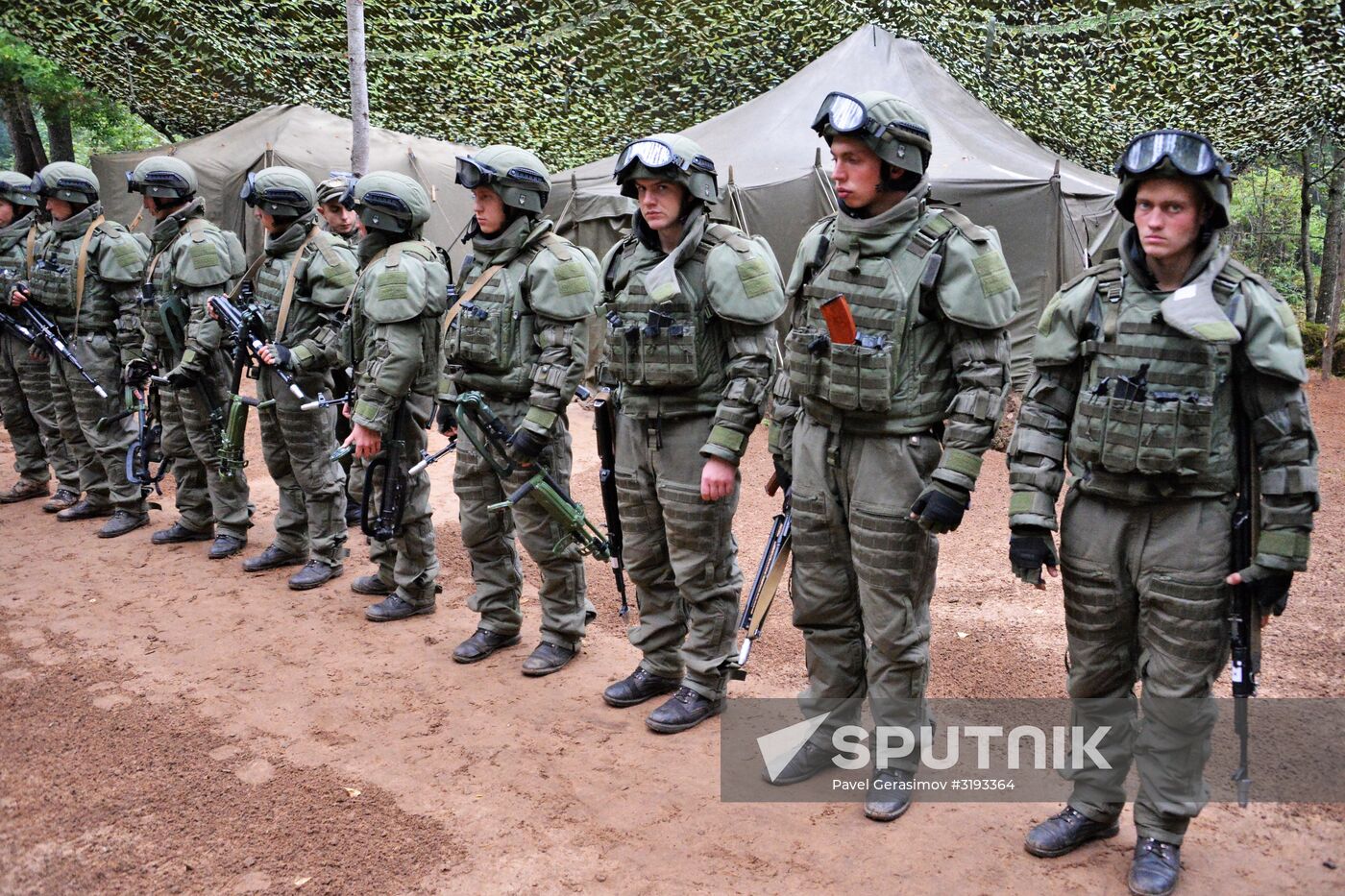 Military exercises in Leningrad Region