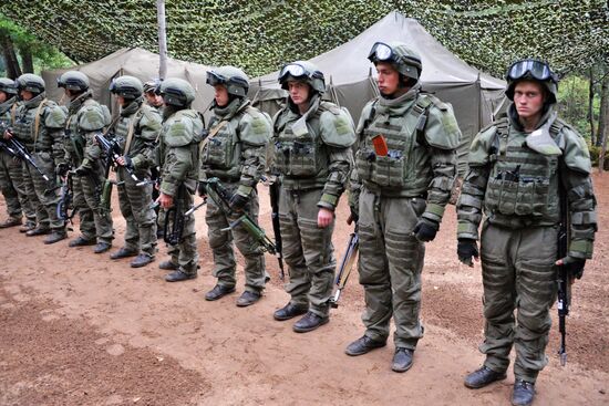 Military exercises in Leningrad Region