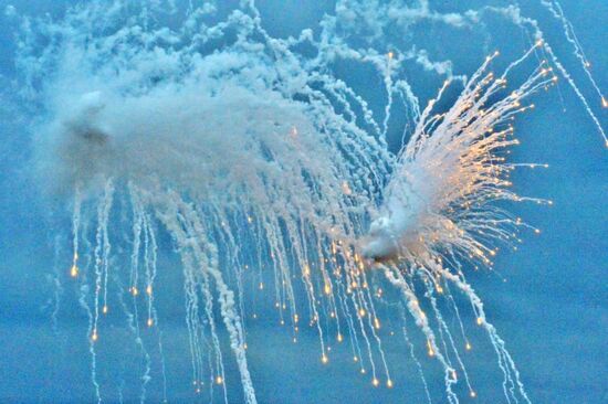 Military exercises in Leningrad Region