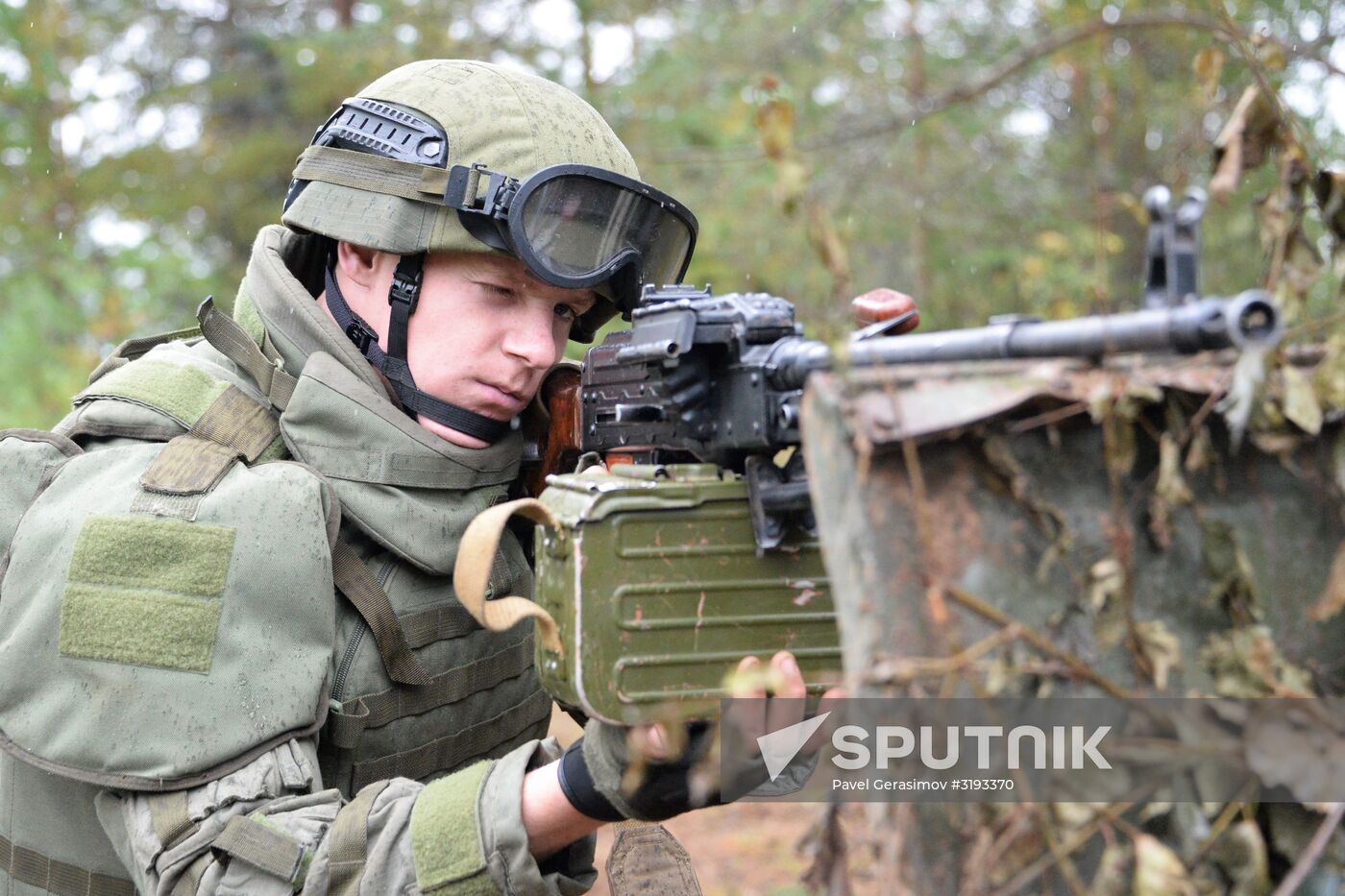 Military exercises in Leningrad Region