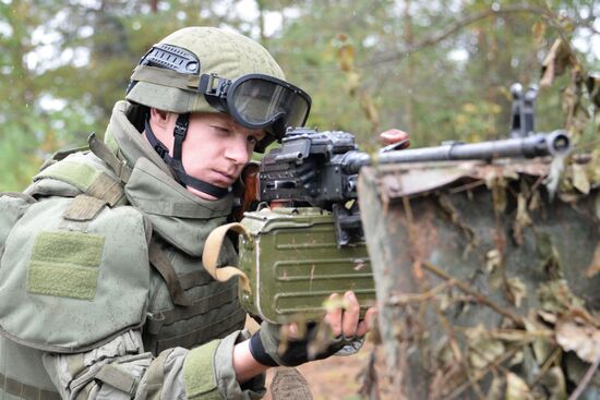 Military exercises in Leningrad Region