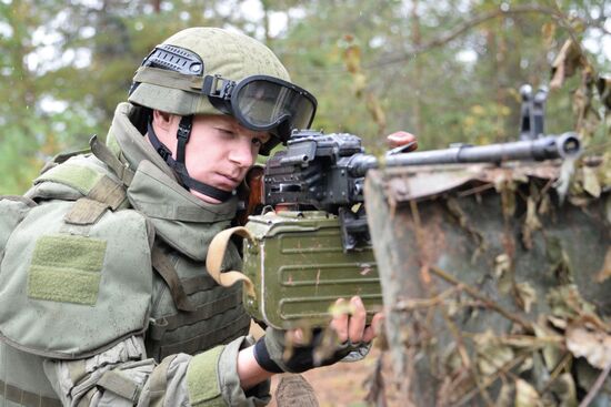 Military exercises in Leningrad Region