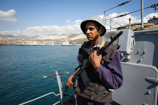 Tactical exercises of the Southern Military District's Novorossiysk unit