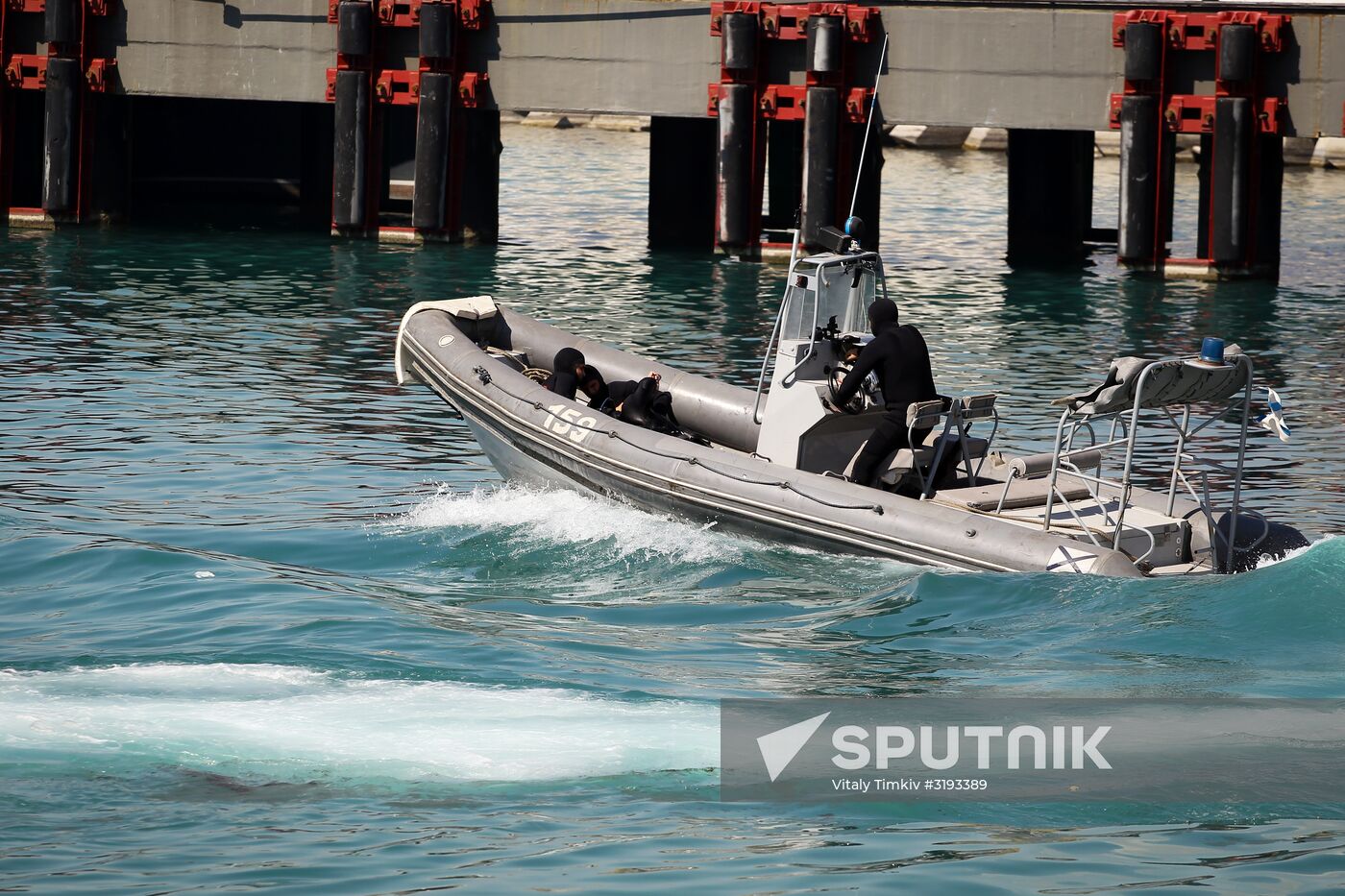 Tactical exercises of the Southern Military District's Novorossiysk unit