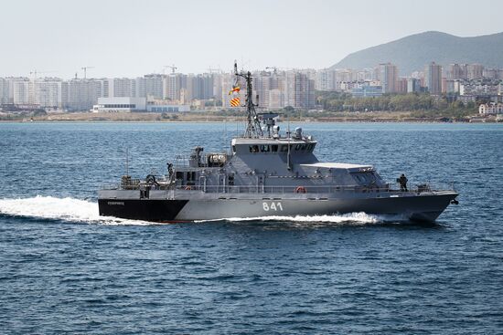 Tactical exercises of the Southern Military District's Novorossiysk unit