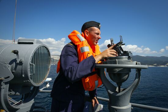 Tactical exercises of the Southern Military District's Novorossiysk unit