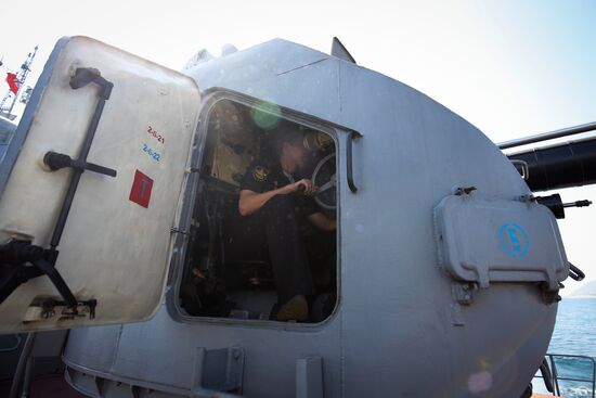 Tactical exercises of the Southern Military District's Novorossiysk unit