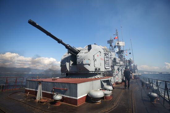 Tactical exercises of the Southern Military District's Novorossiysk unit