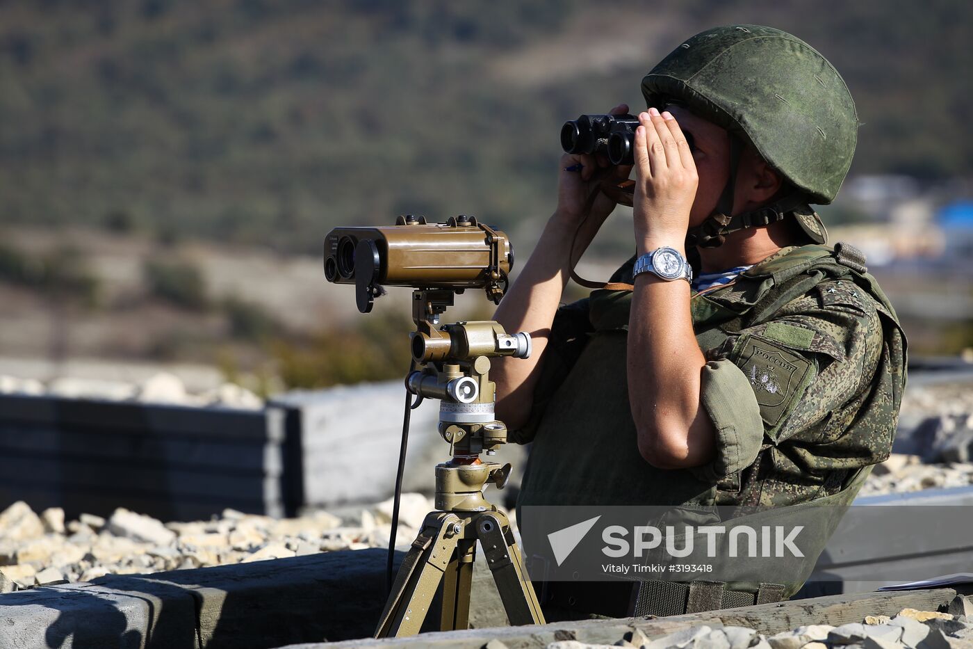Tactical exercises of the Southern Military District's Novorossiysk unit