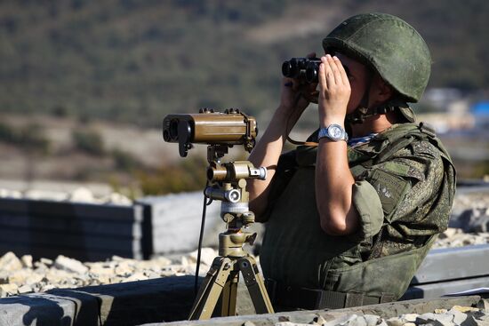 Tactical exercises of the Southern Military District's Novorossiysk unit